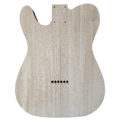 T-Type Mahogany Guitar Body Tele Style (2.19 kg) #629534 Back
