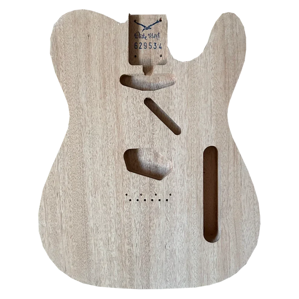 T-Type Mahogany Guitar Body Tele Style (2.19 kg) #629534