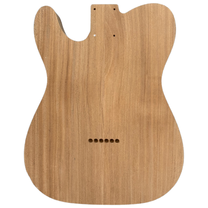 Mahogany Vintage Telecaster Style Body Unfinished 493095 Back