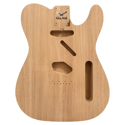 Mahogany Vintage Telecaster Style Body Unfinished 493095 Front