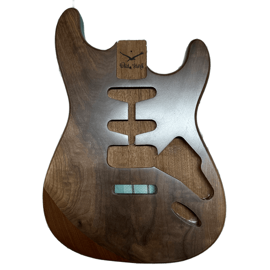 Custom Made Mahogany Walnut Strat Style Body