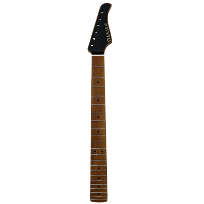 Maple WhiteStork Guitar Neck Black Headstock Satin Nitro finish