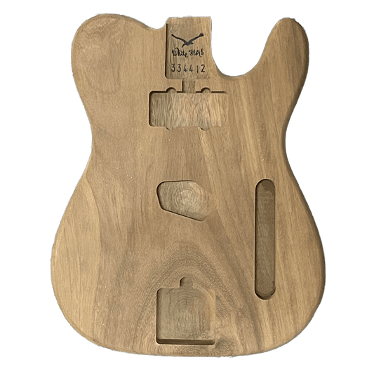 One Piece Hybrid Telecaser Style Guitar Body 334412 Unfinished