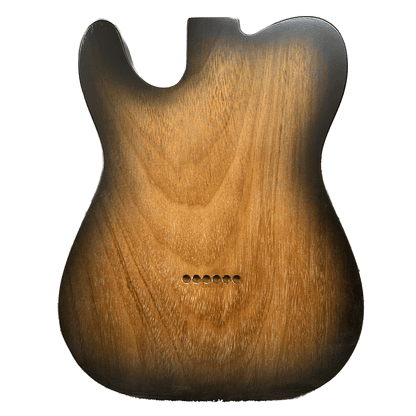 One Piece Telecaster Style Body Sunburst Nitro Finish