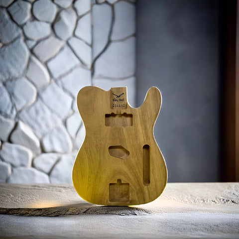 One Piece Hybrid Telecaster Style Guitar Body 334412 Unfinished