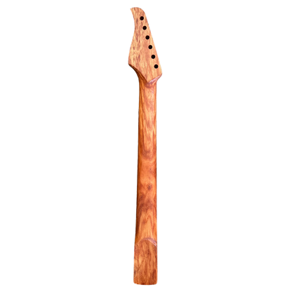 WhiteStork Custom S-Type Neck – Padouk & Exotic Rosewood (25.5” Scale) Back