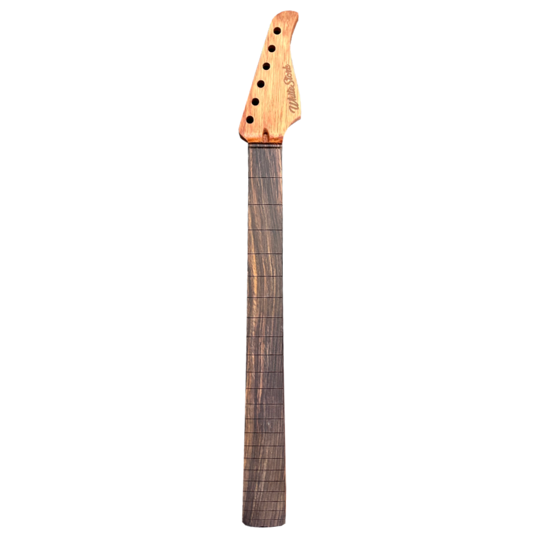 WhiteStork Custom S-Type Neck – Padouk & Exotic Rosewood (25.5” Scale) Front