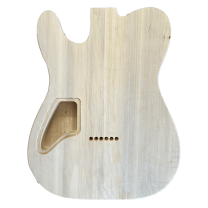 Nashville Style Telecaster Guitar Body Unfinished - Back