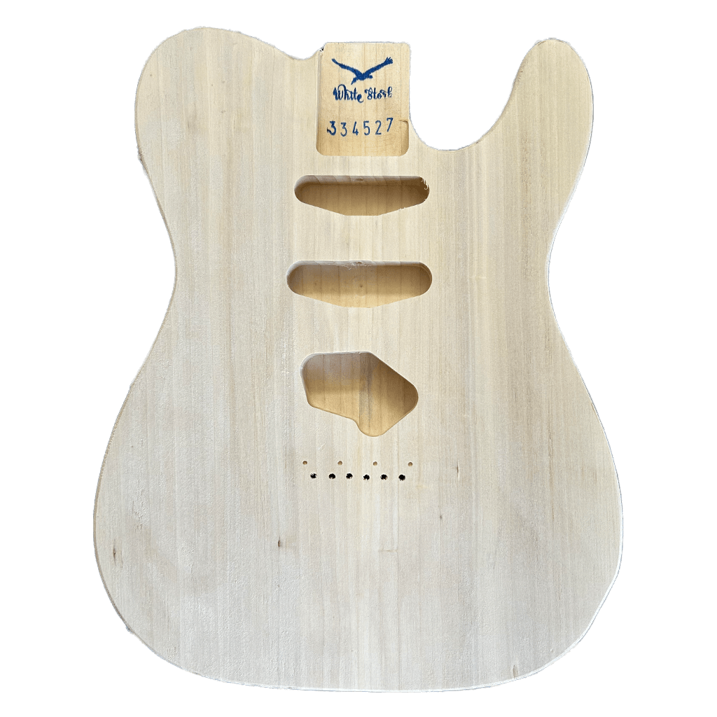 Nashville Style Telecaster Guitar Body Unfinished, Front