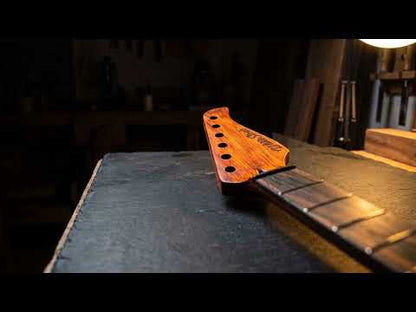 WhiteStork Custom S-Type Neck – Padouk & Exotic Rosewood (25.5” Scale)
