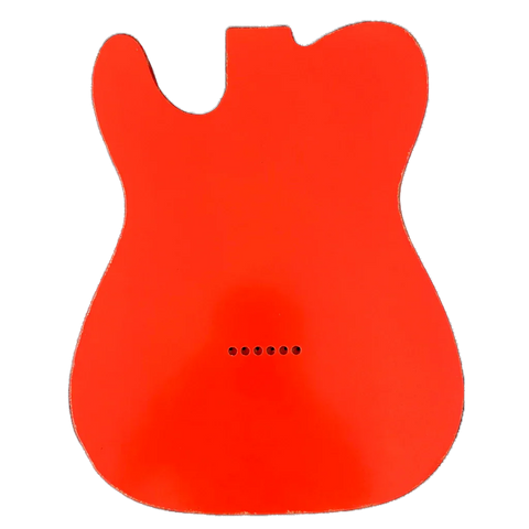 Relic Fiesta Red Telecaster Style Body 72 Routing Nitro Finish Back