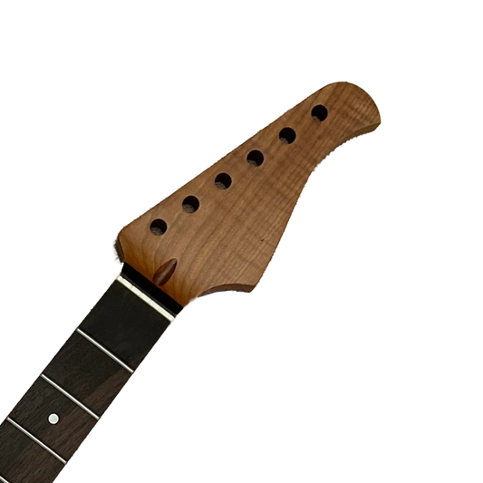 Roasted Maple & Dark Rosewood S-Type Neck Satin Nitro Headstock