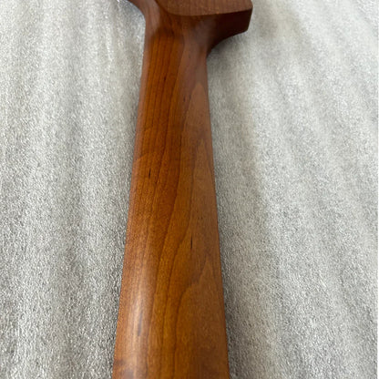 Roasted Maple PBass Style Neck SS Frets Oil Finish Back Profile