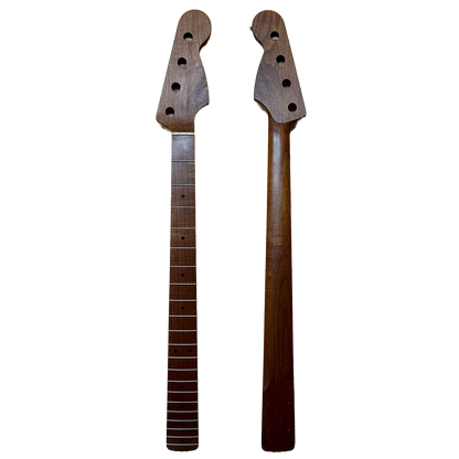 Roasted Maple PBass Style Neck SS Frets Oil Finish Front & Back