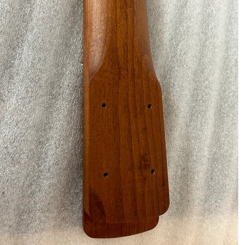 Roasted Maple PBass Style Neck SS Frets Oil Finish Heel