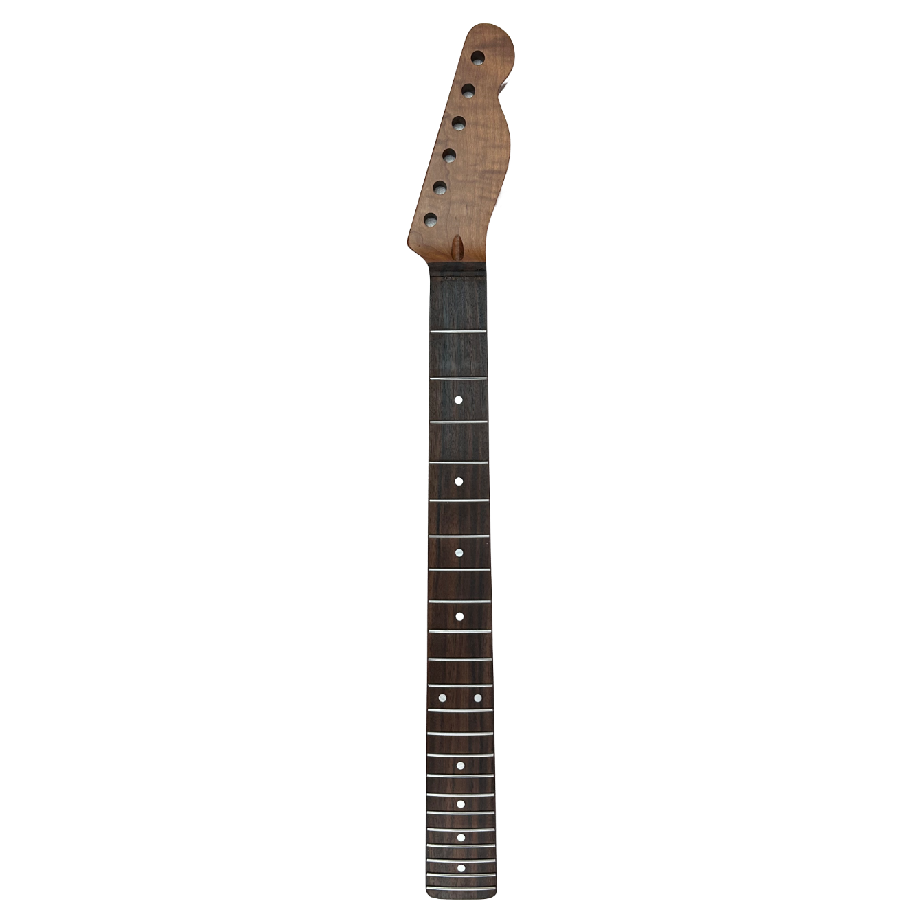 Roasted Maple Rosewood Telecaster Style Neck Satin Nitro Finish Front