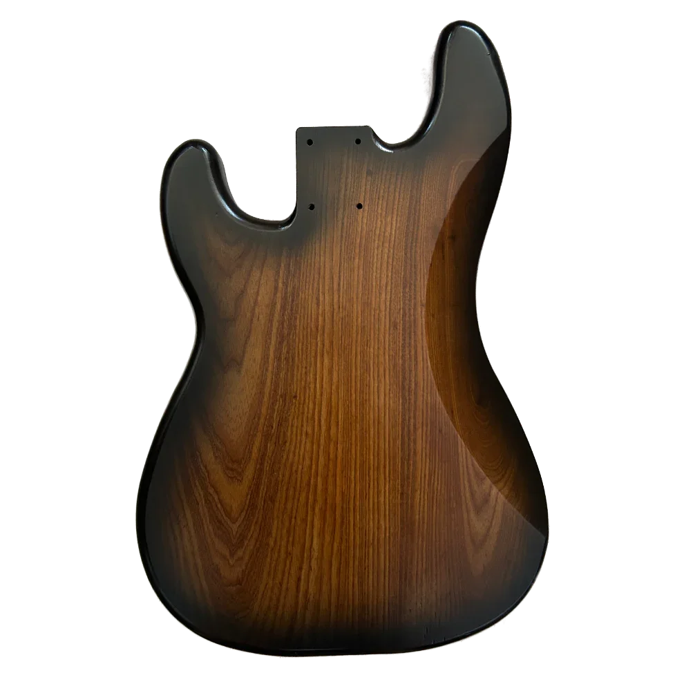 Roasted Swamp Ash PB Style Bass Body Sunburst Nitro Finish Back