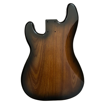 Roasted Swamp Ash PB Style Bass Body Sunburst Nitro Finish Back