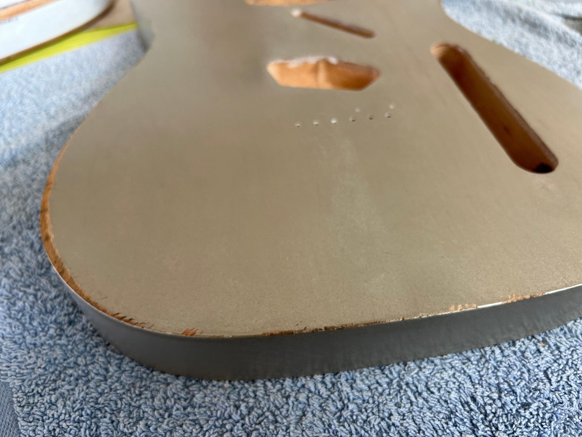 Relic Shoreline Gold Telecaster Style Body NItro Finish