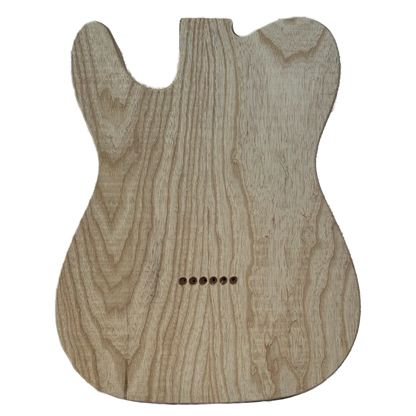 Swamp Ash Vintage Telecaster Body Unfinished, Made in EU, Back