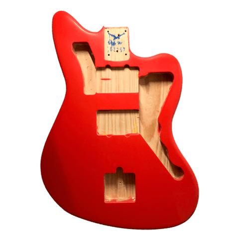 Vintage Red Jazzmaster Style Body - Nitro Finish - WhiteStork Guitars