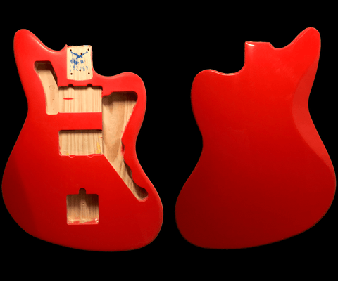 Vintage Red Jazzmaster Style Body - Nitro Finish - WhiteStork Guitars