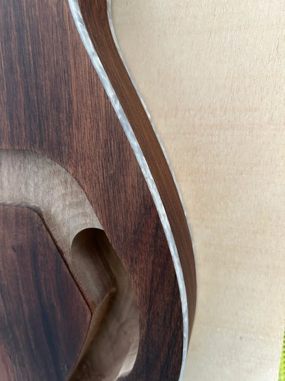 Walnut Precision Bass Body Hand-Oiled Finish with Pearloid Binding