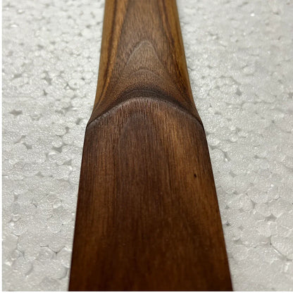 Walnut-Rosewood Strat Style Neck Steel Frets Oil Finish Heel Detail
