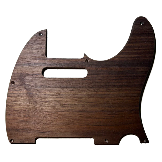 Walnut Vintage Tele Standard Style Pickguard Oil Finish 7773