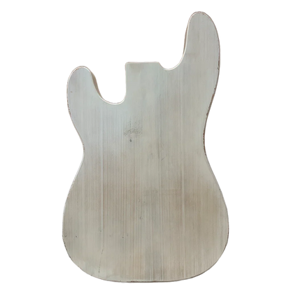 Relic PBass Slab Style Body White Blonde Nitro Finish 335545 Back